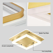 Square LED Ceiling Fixture Hallway Modern Design Trim - Image 16