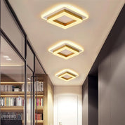 Square LED Ceiling Fixture Hallway Modern Design Trim - Image 17
