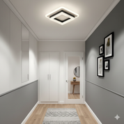 Square LED Ceiling Fixture Hallway Modern Design Trim - Image 3