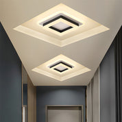 Square LED Ceiling Fixture Hallway Modern Design Trim - Image 5