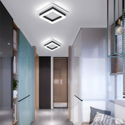 Square LED Ceiling Fixture Hallway Modern Design Trim - Image 6