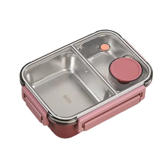 Stainless Steel Bento Lunch Box Adults Meal Prep - Image 3