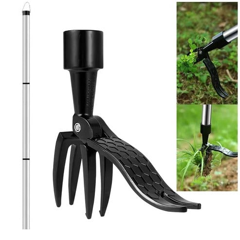 Stand Up Weed Remover Tool Long Handle Easy Gardening - Image 4