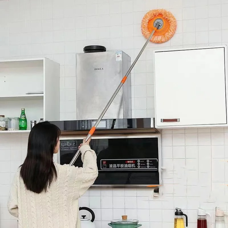 Swivel Mop Extendable Handle Easy Cleaning and Dusting - Image 1