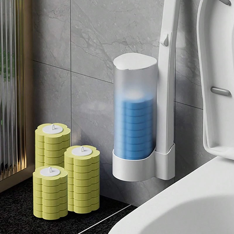 Toilet Brush Disposable Sponge Heads Hygiene - Image 5