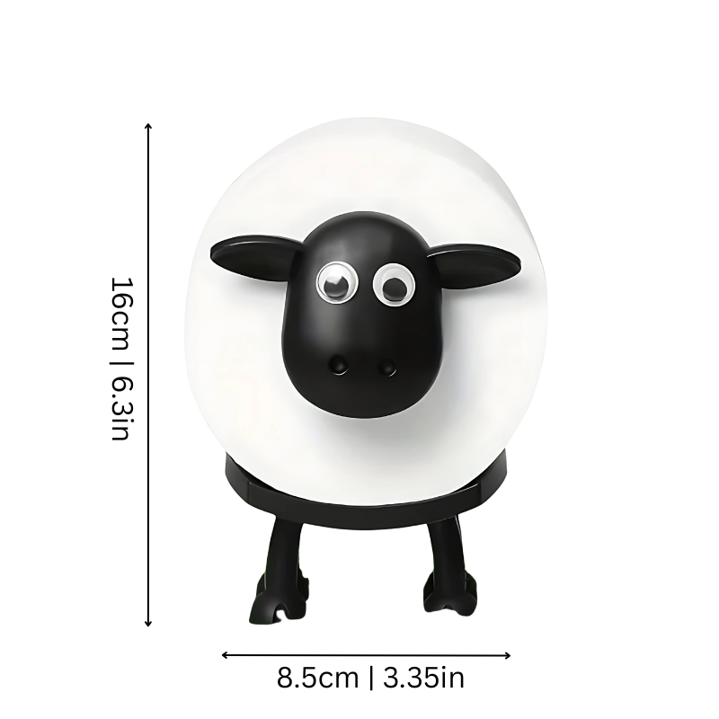 Toilet Paper Holder Sheep Design Fun Bathroom Decor - Image 2