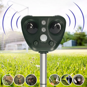 Ultrasonic Bird Repeller Solar Powered Outdoor Pest Control - Image 2
