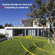 Ultrasonic Bird Repeller Solar Powered Outdoor Pest Control - Image 3
