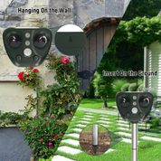 Ultrasonic Bird Repeller Solar Powered Outdoor Pest Control - Image 5