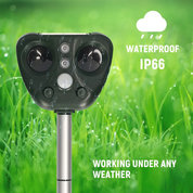 Ultrasonic Bird Repeller Solar Powered Outdoor Pest Control - Image 6