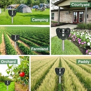 Ultrasonic Bird Repeller Solar Powered Outdoor Pest Control - Image 7