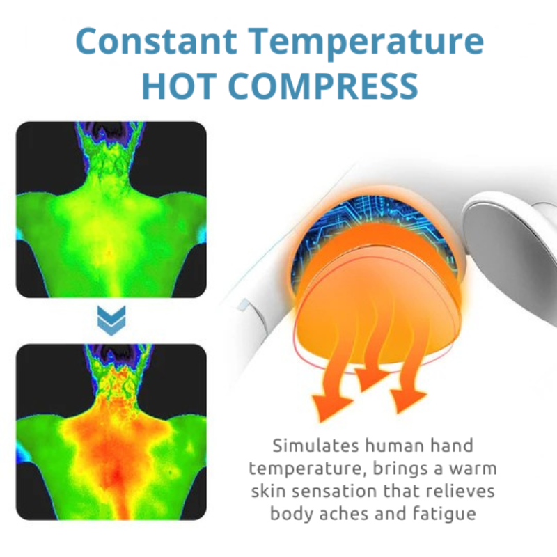 Ultrasonic Neck Massager Lymphatic Drainage and Relaxation - Image 5