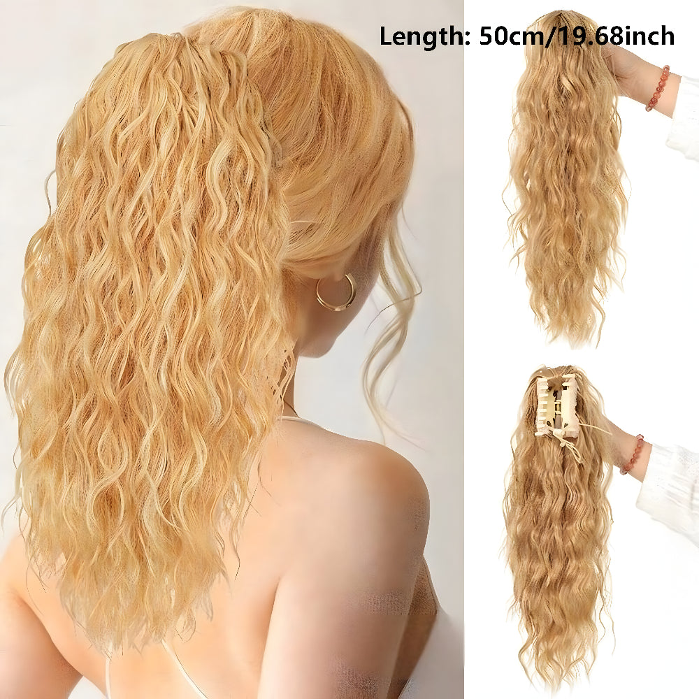 Voluminous Drawstring Ponytail Extension Instant Hair
