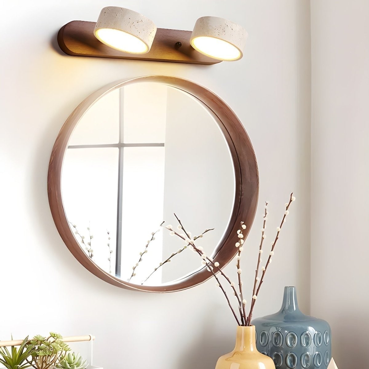 Wall Light LED Travertine Luxury Architectural Indoor Sconce - Image 3