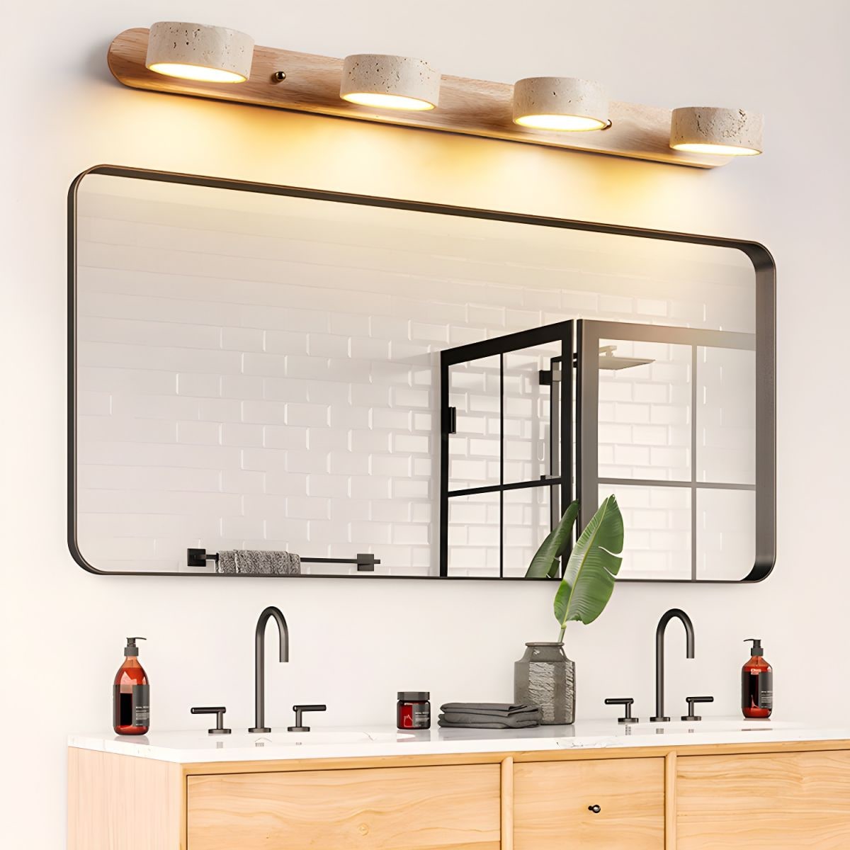 Wall Light LED Travertine Luxury Architectural Indoor Sconce - Image 6