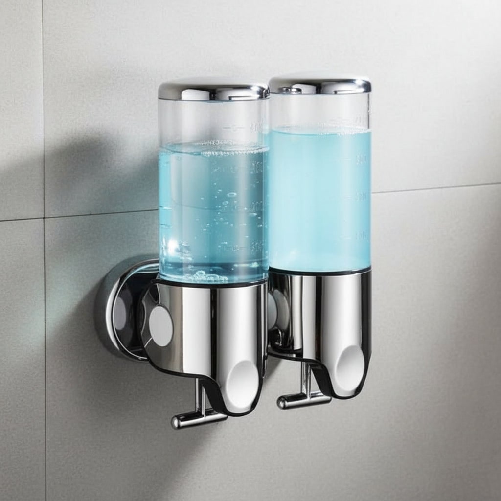 Wall-Mounted Soap Dispenser Elegant Stainless Steel Design - Image 11