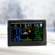 Weather Station Indoor Outdoor Thermometer Digital Display - Image 1