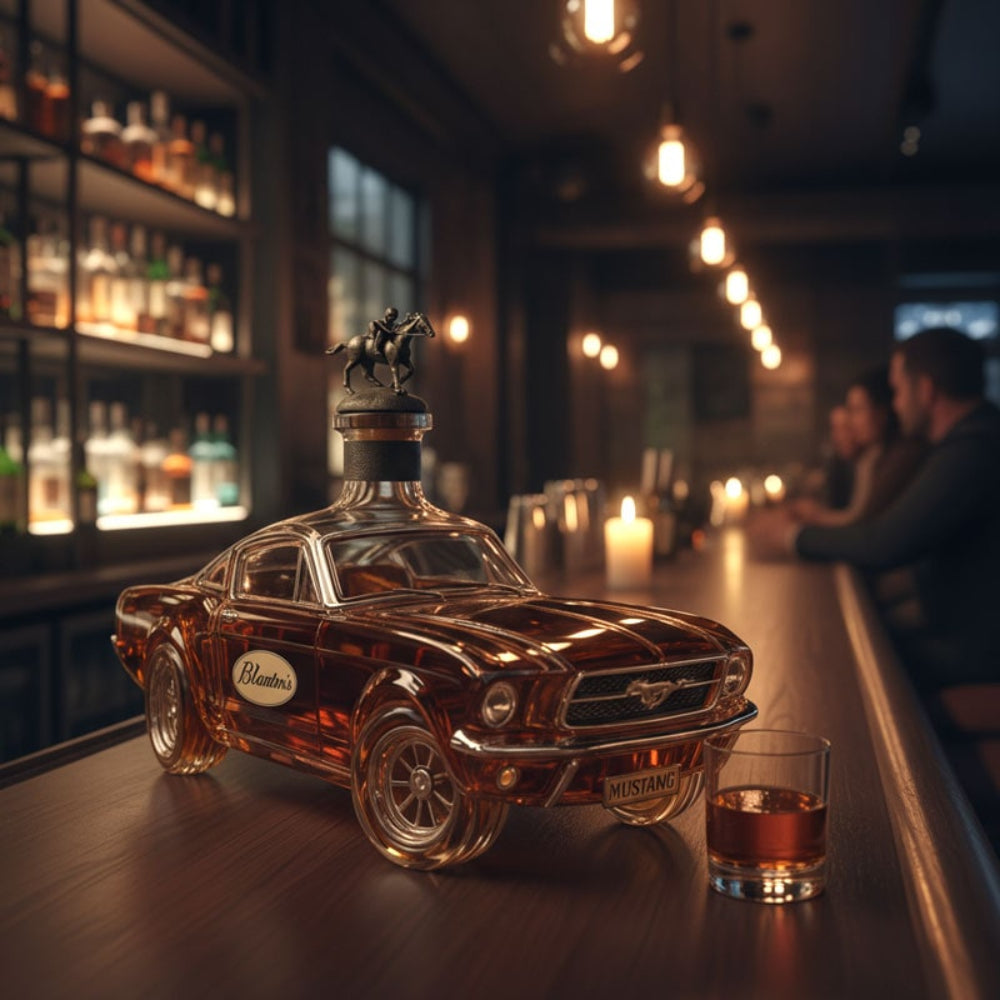 Whiskey Decanter Automotive Design Unique Barware Gift - Image 1