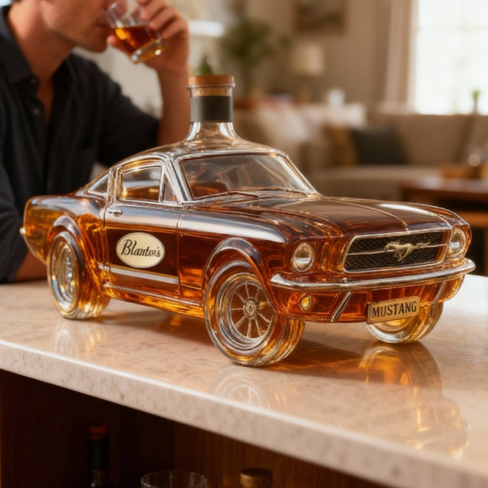 Whiskey Decanter Automotive Design Unique Barware Gift - Image 5
