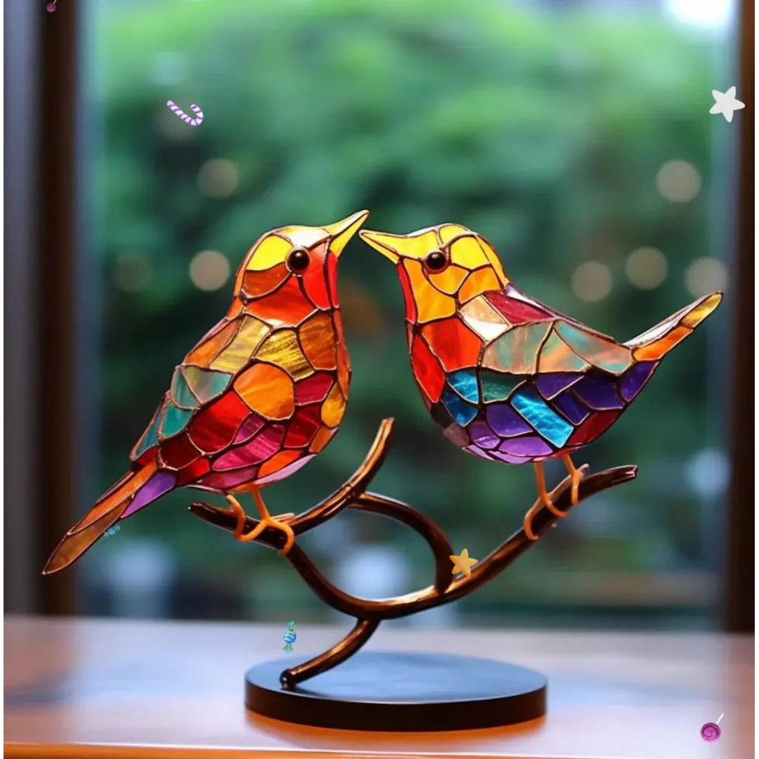 Window Suncatcher Stained Glass Hanging Decoration - Image 4