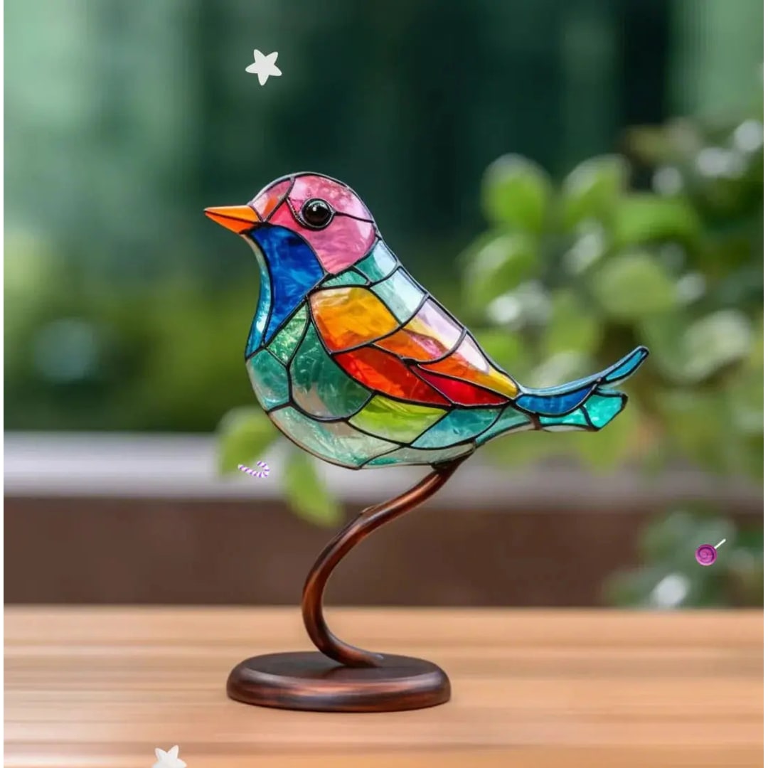 Window Suncatcher Stained Glass Hanging Decoration - Image 5