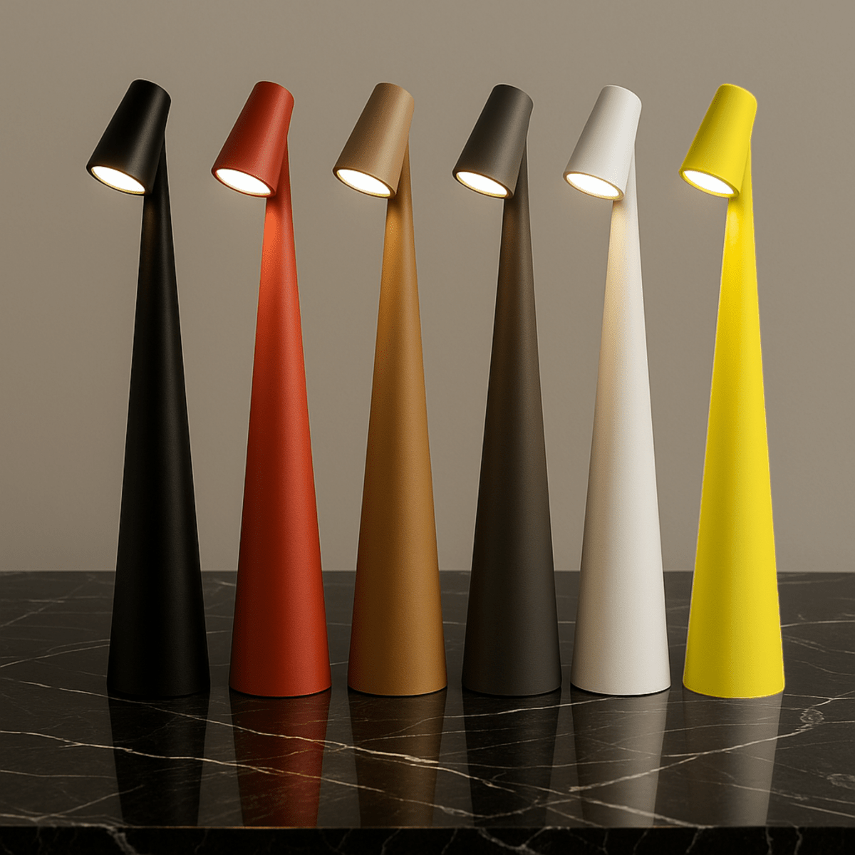 Wireless LED Table Lamp Dimmable Warm White Modern Design - Image 7