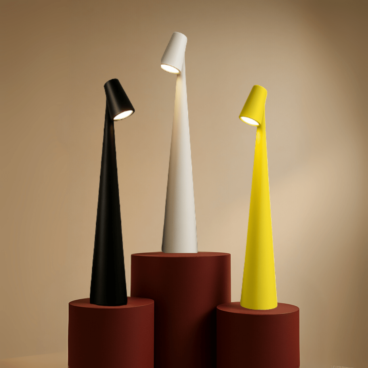 Wireless LED Table Lamp Dimmable Warm White Modern Design - Image 8