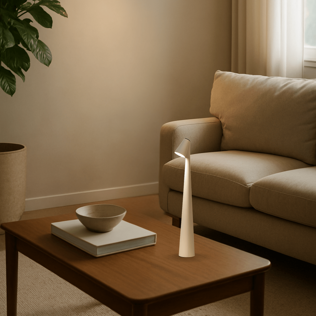 Wireless LED Table Lamp Dimmable Warm White Modern Design - Image 9