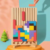 Wooden Puzzle Game Desk Fun Brain Break Activity Adults - Image 6