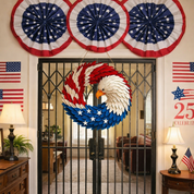 Wreath Front Door Patriotic Decor Eagle Design - Image 7