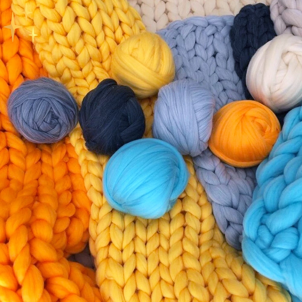 Xxl Chunky Knit Yarn Cozy Blankets and Crafts 1000 Grams - Image 10