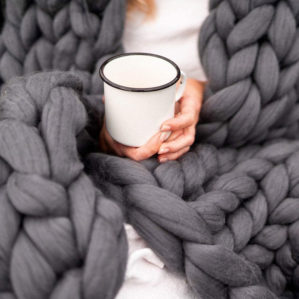 Xxl Chunky Knit Yarn Cozy Blankets and Crafts 1000 Grams - Image 11