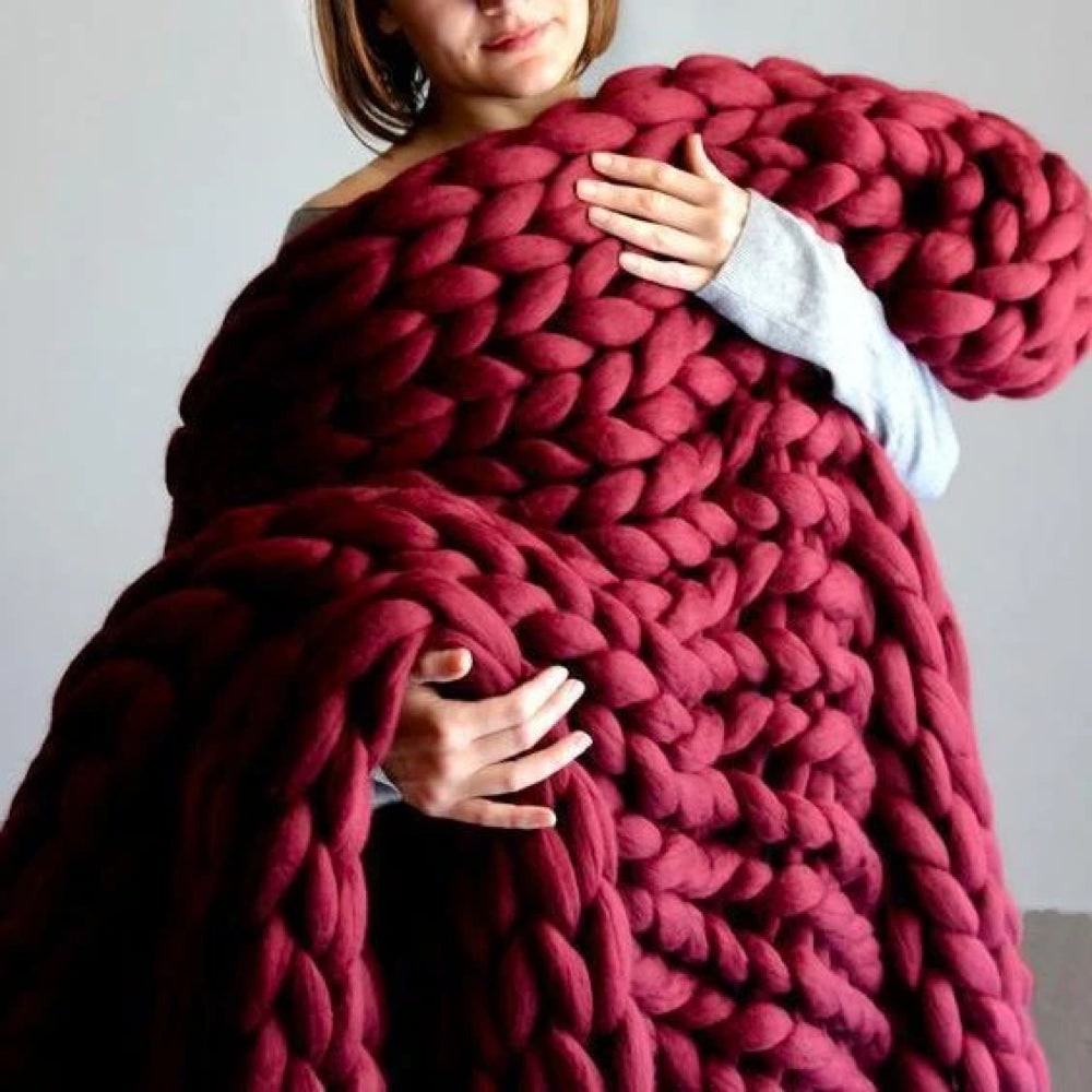 Xxl Chunky Knit Yarn Cozy Blankets and Crafts 1000 Grams - Image 4