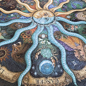 Zodiac Puzzle 1000 Pieces Round Astrology Art Family Fun - Image 4